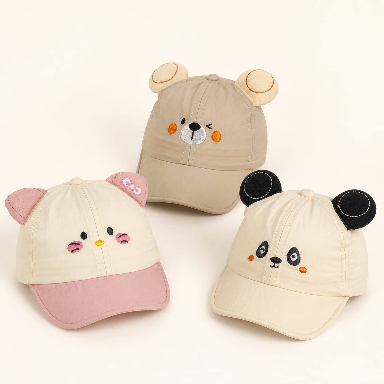 Cute Animal Ear Kids Cap