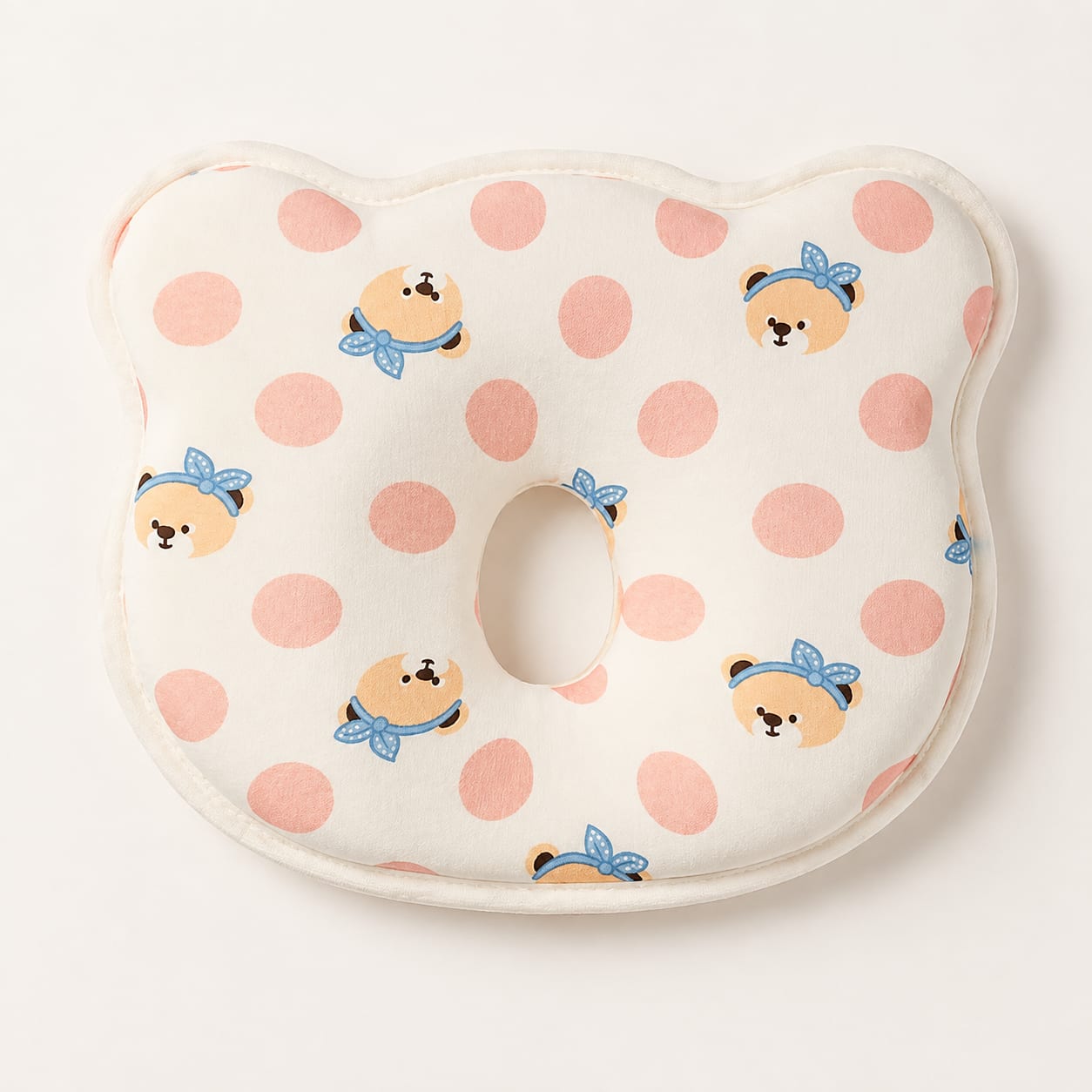 Little Dream Bear Shape Pattern Pillow
