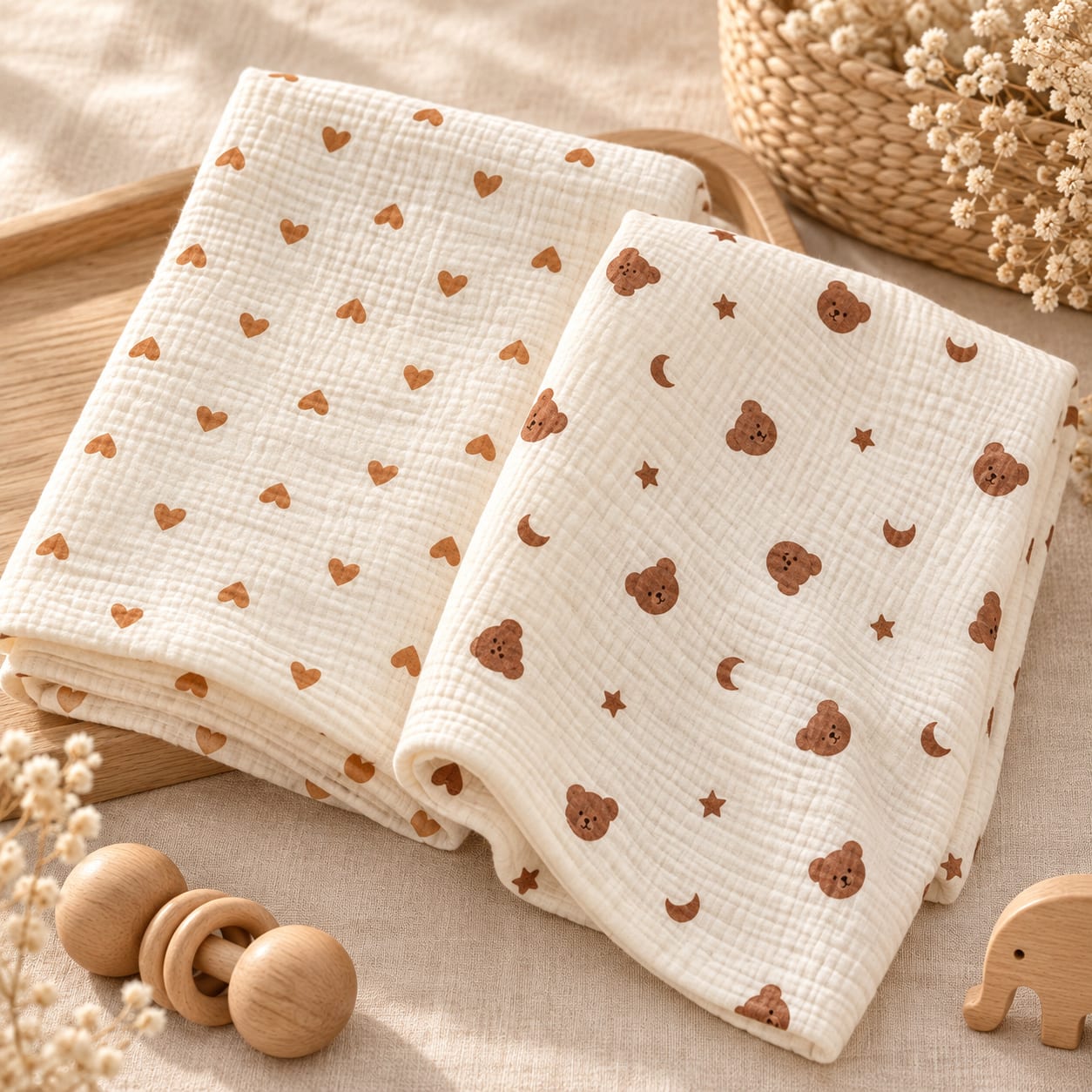 Little Dream Pattern Baby Blanket
